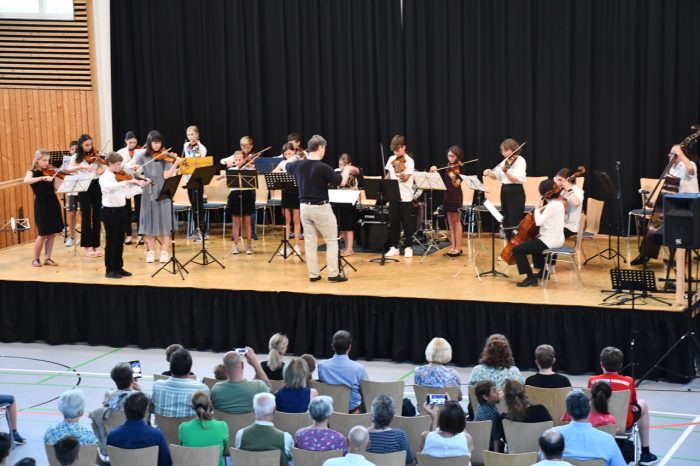 Bertram Weihs mit seinem Ensemble Crescendo. 