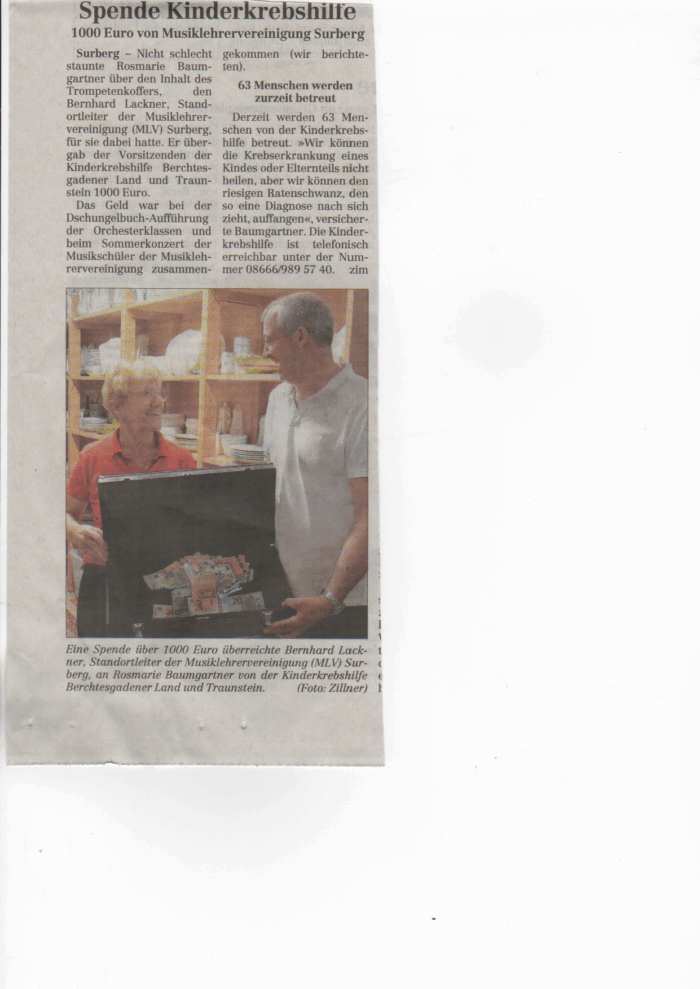 2025 07 TraunsteinerTagblatt Spende Kinderkrebshilfe