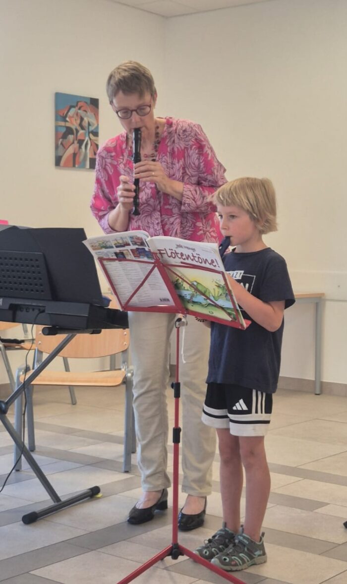 Musiklehrervereinigung Gabriele Will mit Schueler